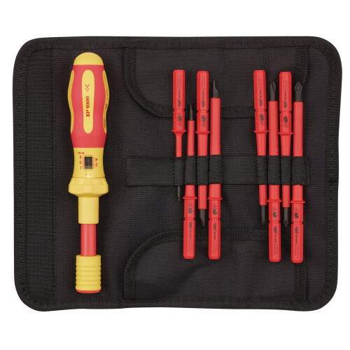Draper Draper XP1000 9 Piece Torque Screwdriver Set | VDE Dual Insulated Interchangeable Blade | Electrical Tool Driver Set | Hand Tools Set | 65372 1