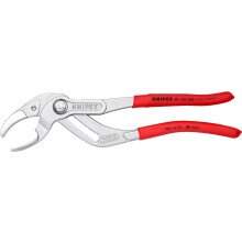 Knipex Siphon and Connector Pliers chrome-plated, with non-slip plastic coating 250 mm 81 03 250