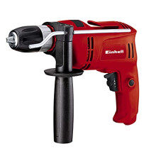 Einhell TC-ID 650 E Impact Drill | Hammer Drill With Auxiliary Handle, Speed Control | 650W Electric Drill With Percussion Hammer Drilling Function