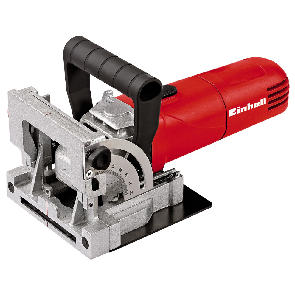 Einhell TC-BJ 900 Biscuit Jointer | 860W Plate Joiner With 100mm Mini Circular Saw Cutter, Variable Cutting Depth (Max 14mm) | Biscuit Joiner With