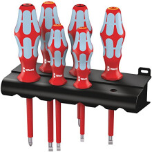 Wera 3165i/6 Kraftform VDE Stainless Steel Lasertip screwdriver set, PZ/SL, 6pc, 05022745001