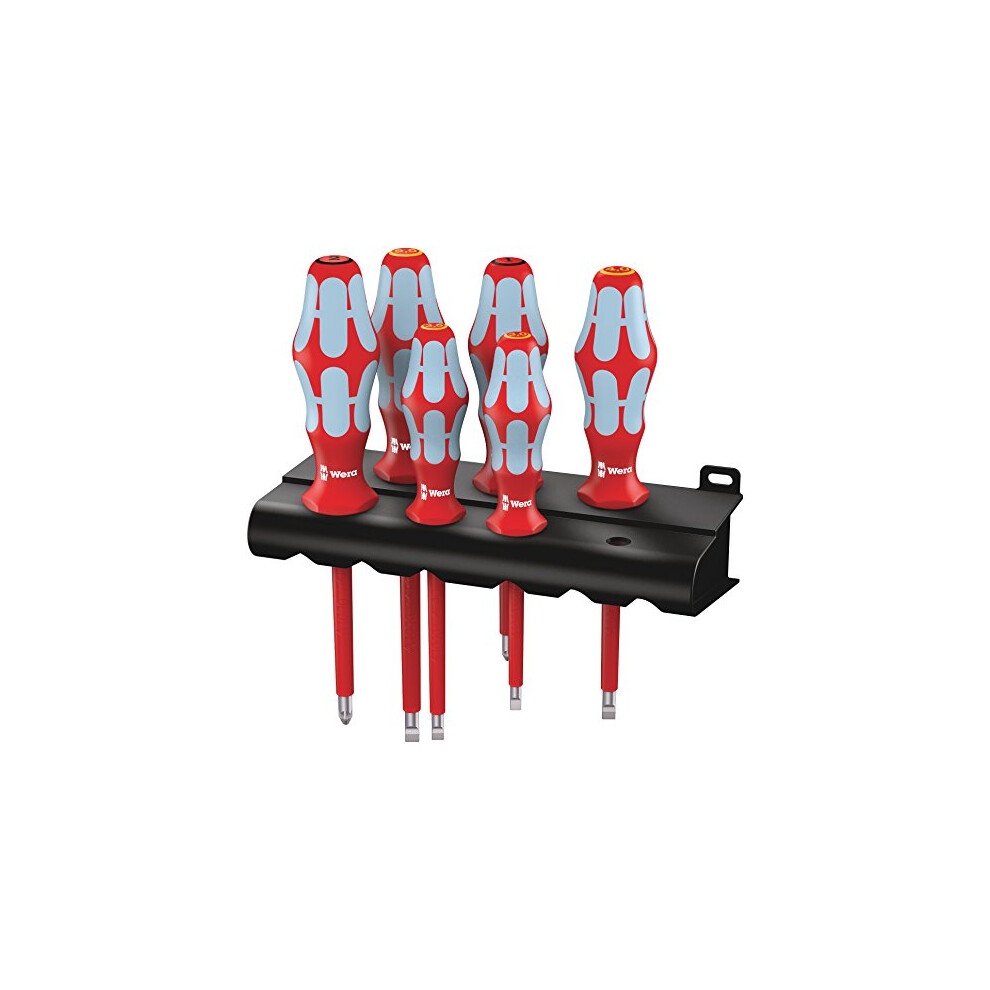 Wera 3165i/6 Kraftform VDE Stainless Steel Lasertip screwdriver set, PZ/SL, 6pc, 05022745001