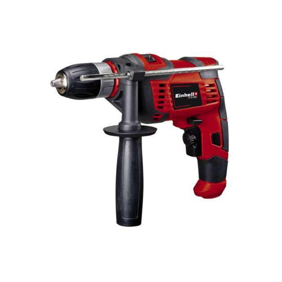 Einhell TC-ID 550 E Impact Drill | Hammer Drill With Auxiliary Handle, Soft Grip, Speed Control | 550W Electric Drill With Percussion Hammer Drilling