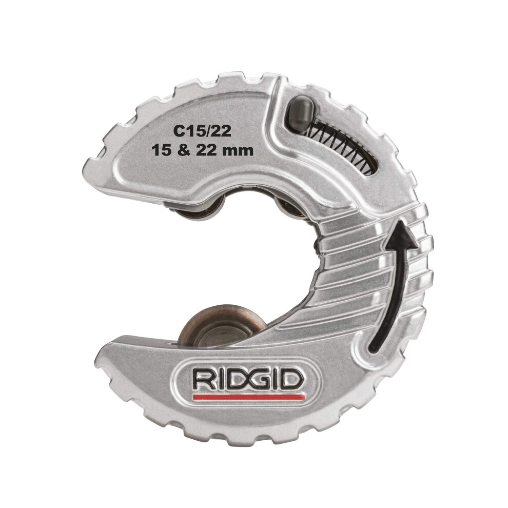 RIDGID 57018 Model C15/22 mm C-Style Close Quarters Copper Tubing Cutter Capacity, 15-22mm