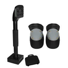 Fordle?s Knee Kicker Carpet Stretcher ? Carpet Laying Fitting Tool ? Heavy Duty - Soft Foam Pad and Handle ? Comes with Knee Pads
