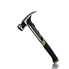 Spec Ops - SPEC-M22CF Tools Framing Hammer, 22 oz, Rip Claw, Milled Face, Shock-Absorbing Grip, 3% Donated to Veterans Black/Tan