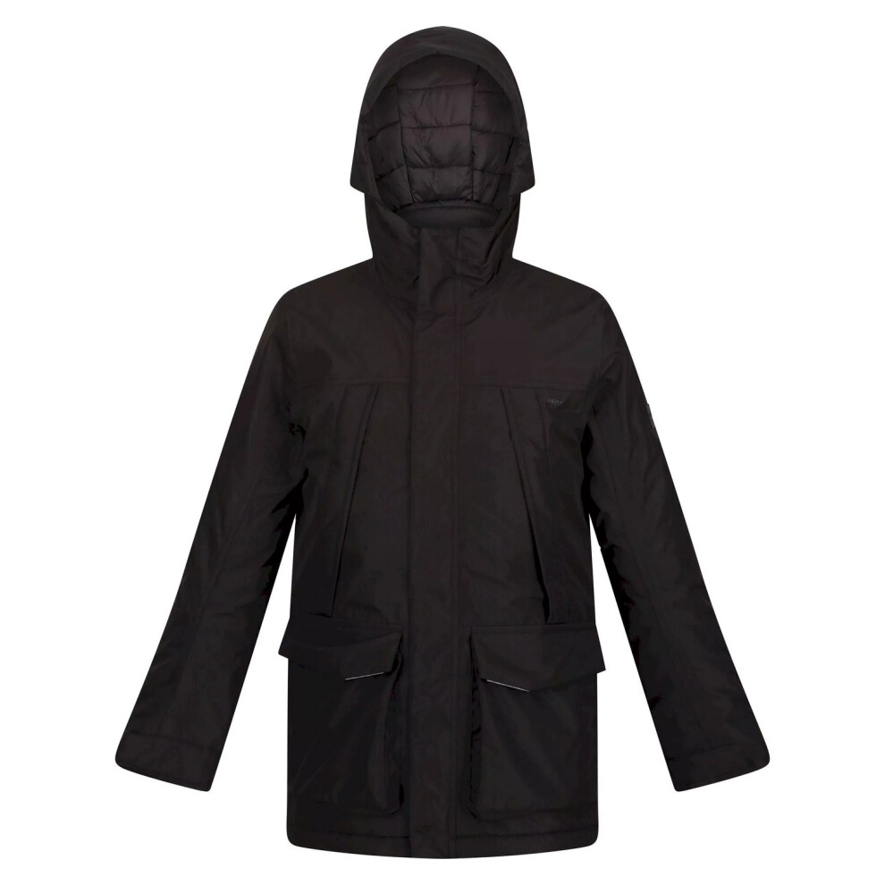 (9-10 Years, Black) Regatta Childrens/Kids Paddrick Waterproof Parka