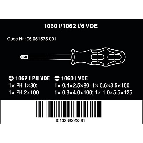 Wera 1060 i/1062 i/6 1