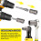 32Pcs Bolt Extractor Set, Extended version Impact Bolt & Nut Remover Set with Hex Adapter, Stripped Bolt Remover Tool Kit for Removing Damaged, 5