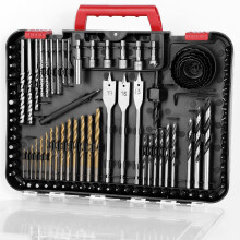 C P CHANTPOWER Drill Bit Sets, Includes Drill Bits for Metal, Wood, Masonry, Countersink Drill Bit, 100 Pcs HSS Titanium Drill Bit Screwdriver Bit Set