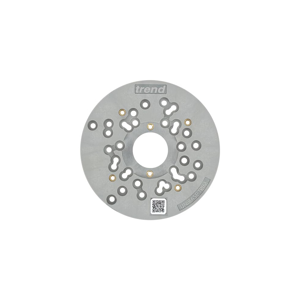 Trend Universal Trim Router Sub-Base, 150Mm, Enhanced Compatibility For 1/4 Inch Trim Routers, Unibase/Trim 5051217139385