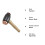 Thor Hammer Company Thor 214 Copper /Rawhide Hammer Size 3, Brown 4