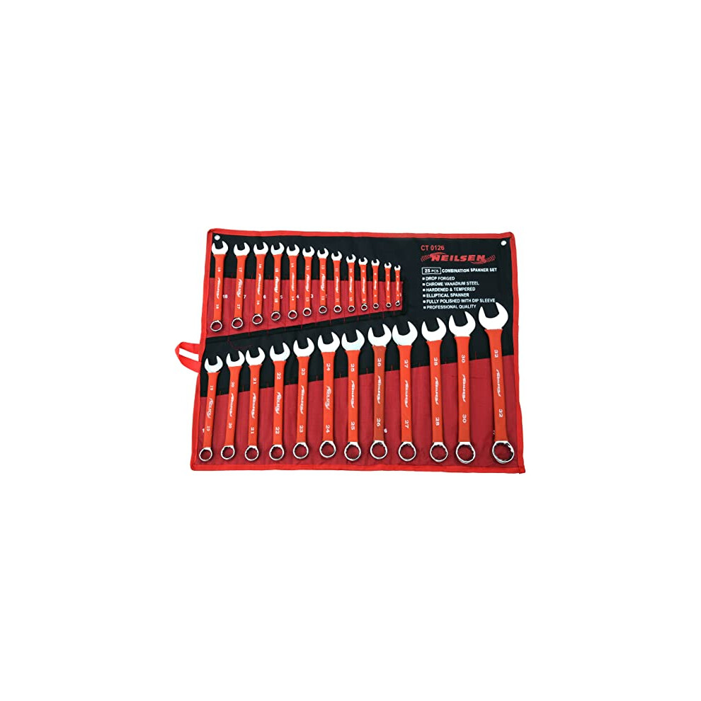 Neilsen Ct0126 6-32 Mm Combination Spanner Set - (25-Piece)
