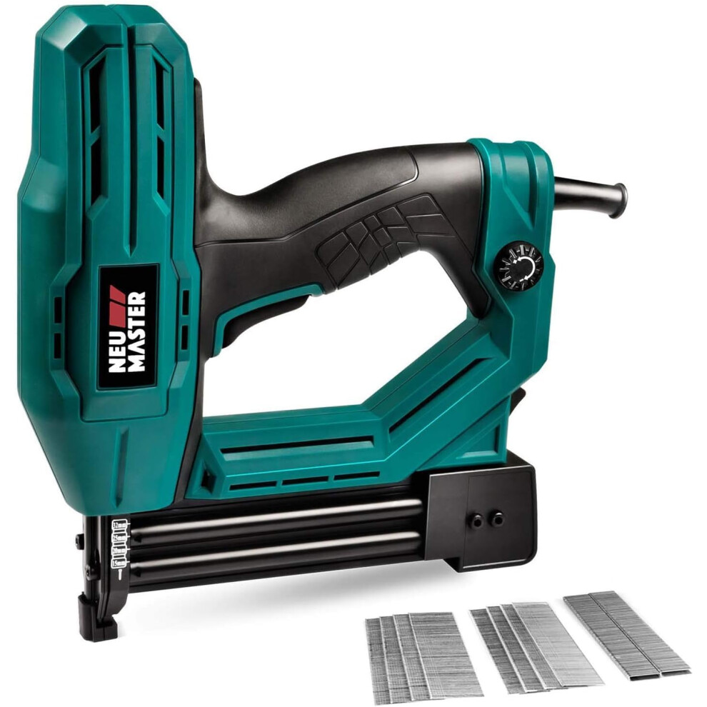 NEU MASTER Electric Brad Nailer, NTC0040-AU Electric Nail Gun/Staple Gun for DIY Project of Upholstery, Home Improvement and Woodworking
