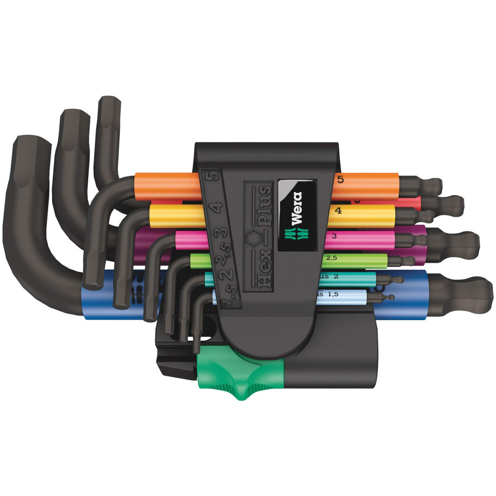 Wera 05133164001 950/9 Hex-Plus Multicolour 2 L-Key Set