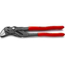 Knipex Pliers Wrench pliers and a wrench in a single tool grey atramentized, with non-slip plastic coating 250 mm 86 01 250