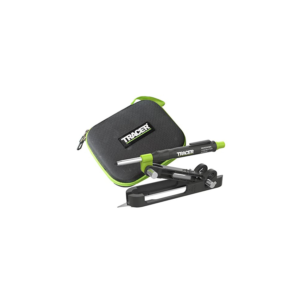Tracer Proscribe Tool With Deep Hole Pencil, Lead Holster And Carry Case (Diy, Woodworking, And Carpentry Multi-Function Scribe Tool) 5051217146031