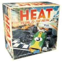 Days of Wonder | Heat: Pedal to the Metal | Racing Game | Ages 10+ | 1-6 Players | 60 Minutes Playing Time, DOW9101, Multicolor