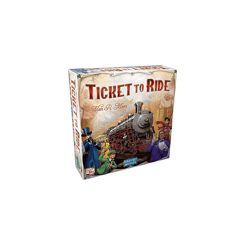 Asmodee Days Of Wonder | Ticket To Ride Board Game | Ages 8+ | For 2 To 5 Players | Average Playtime 30-60 Minutes