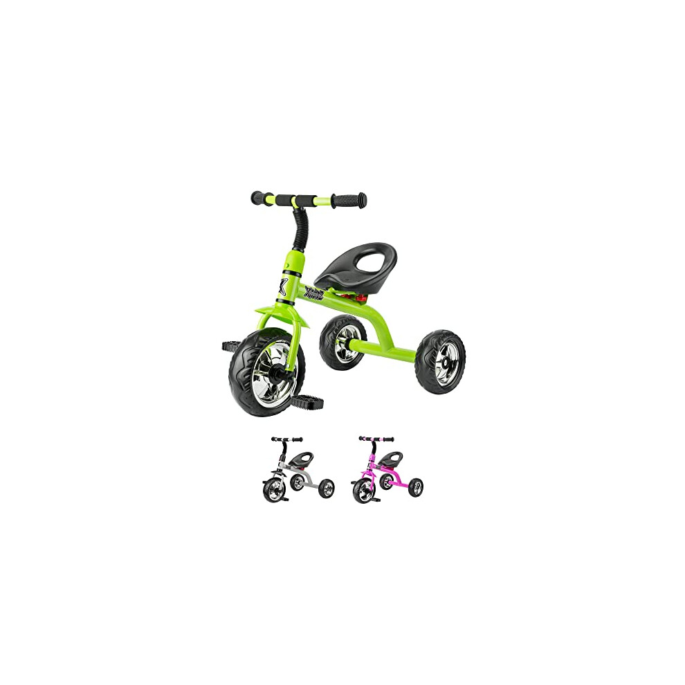 Xootz Tricycle for Kids, Trike Easy Clip and Portable - Green, Size 3-image-OPC-PF2P77V-NEW
