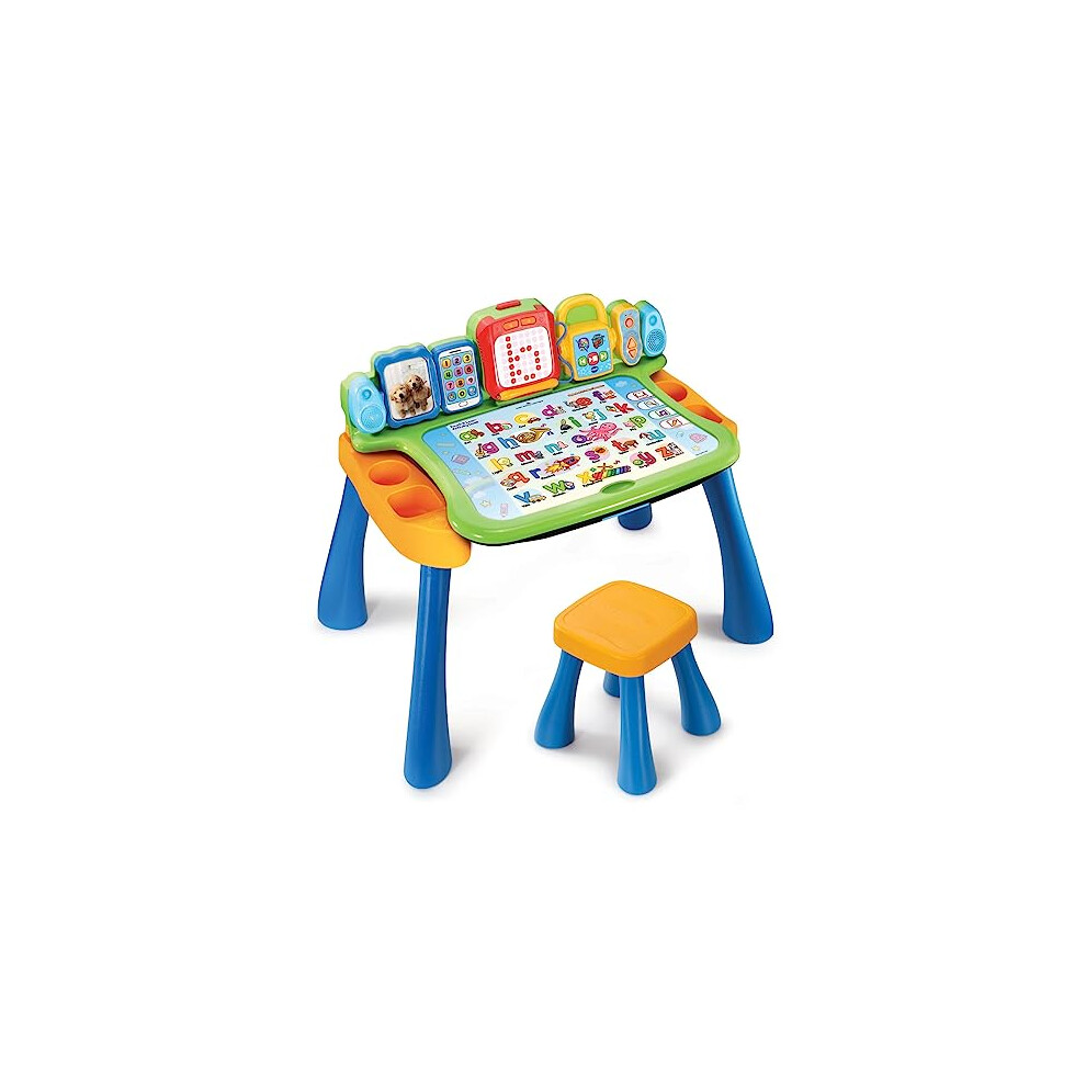 VTech Touch and Learn Activity Table - Musical Kids Desk with Letters, Phonics, Numbers, Music, Shapes, Animals and More - Suitable for ages 3, 4 & 5