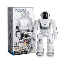 SilverLit Programme-A-Bot X 40cm Giant Interactive Robot - 48 Commands, Remote & Motion Control, Walking, Gliding, Dancing, LED Expressions (88071)