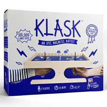 KLASK: The Magnetic Award-Winning Party Game of Skill - for Kids and Adults of All Ages That?s Half Foosball, Half Air Hockey