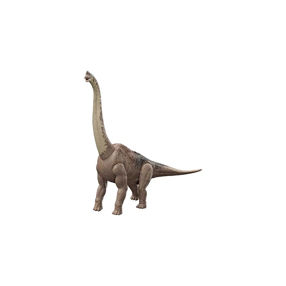 Jurassic World Dominion Dinosaur Toy, Brachiosaurus Action Figure 32 Inches Long with Posable Joints, Gift for Kids and Collector, HFK04