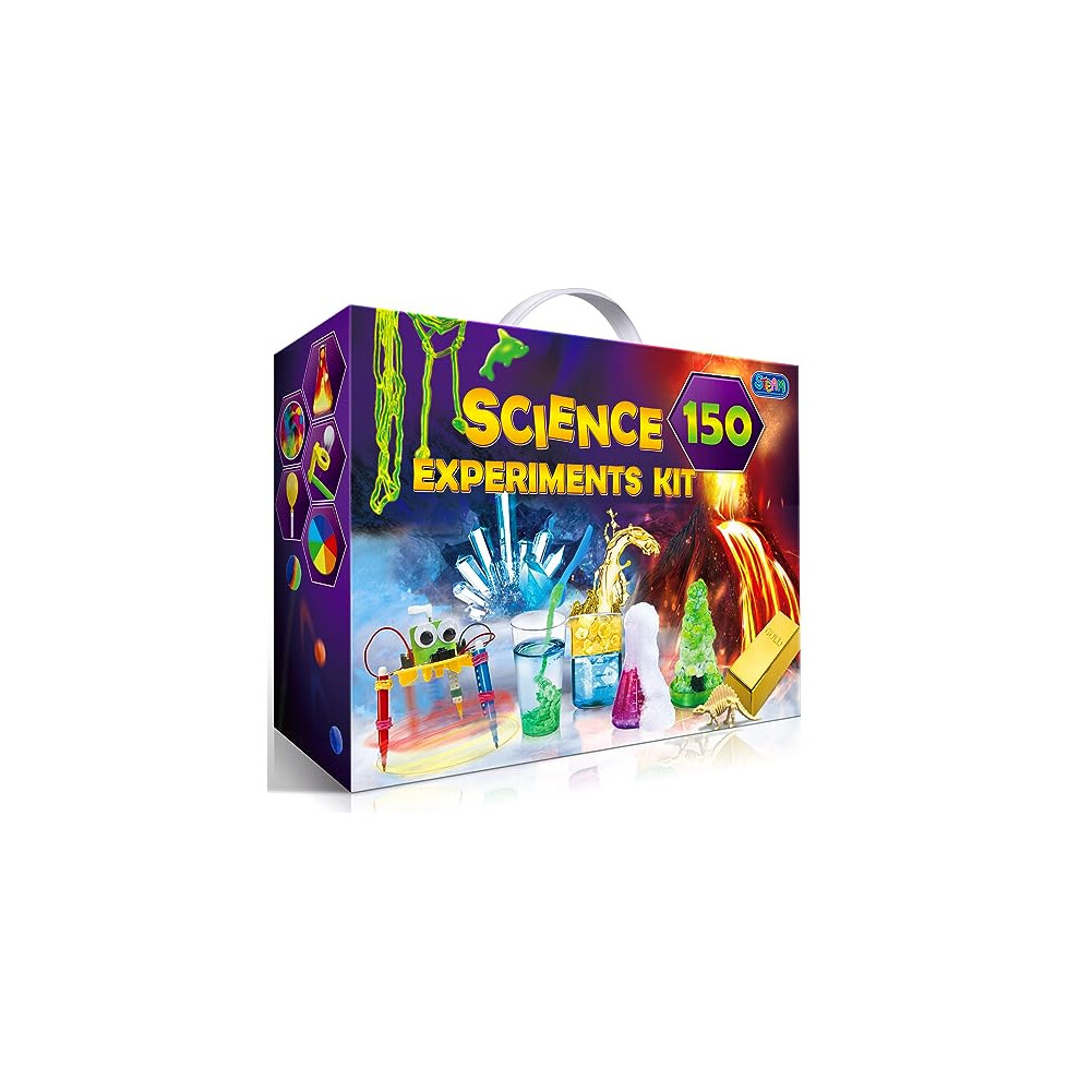 UNGLINGA 150 Experiments Science Kits for Kids Age 6-8-10-12-14, STEM Project Educational Toys for 6 7 8 9 10 12 14 Years Old Boys Girls Birthday Gift