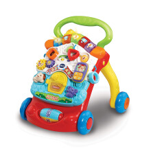 VTech First Steps Baby Walker | Push Along Walker Baby Toy with Shapes, Sounds, Music, Phrases, Pretend Play and More | Suitable for Babies from 6 -