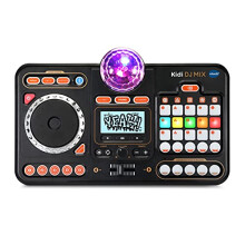VTech Kidi DJ Mix (Black) - 15 Tracks, 4 Styles, Lights & Effects, Bluetooth, Recording, LCD Screen 547303