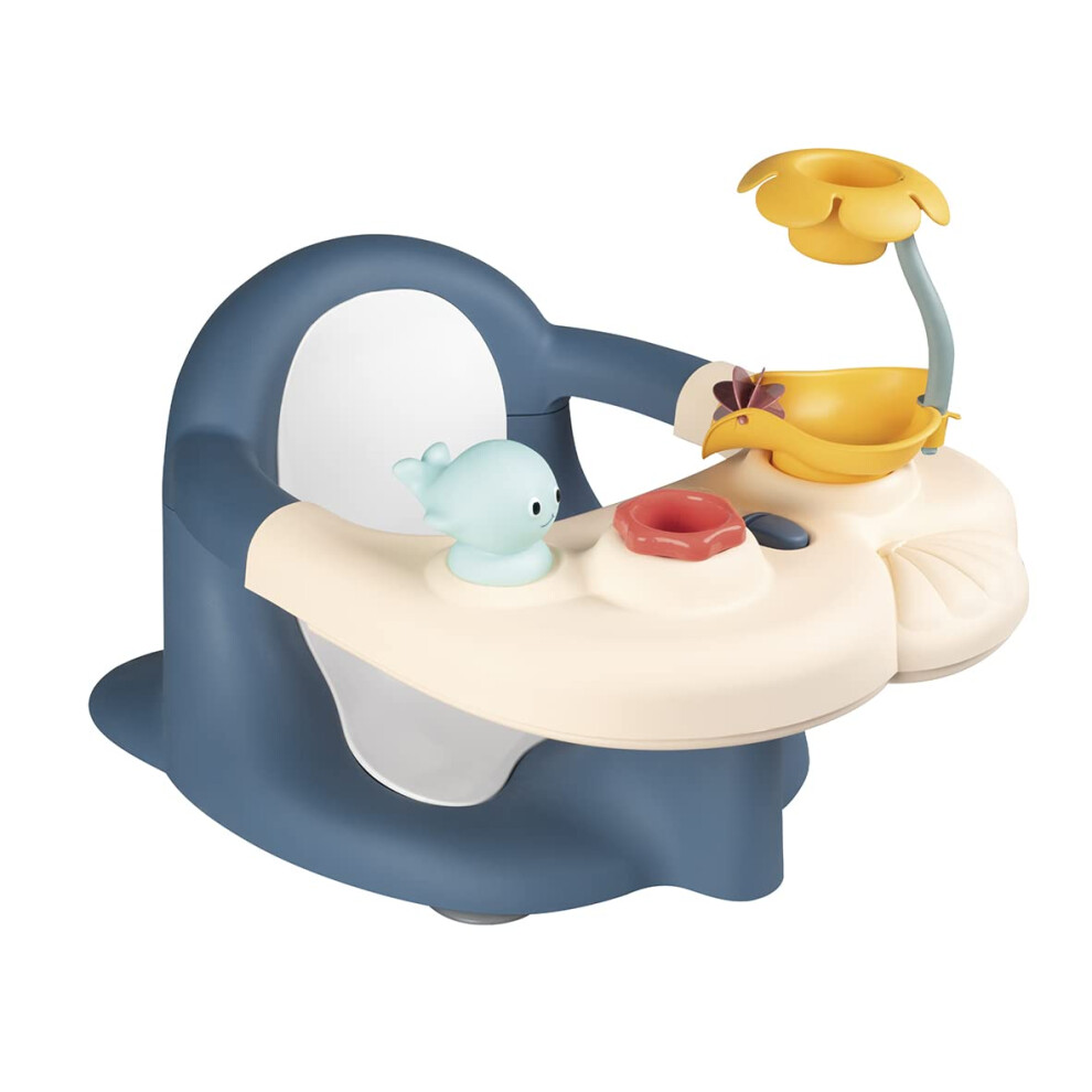 Little Smoby 2 in 1 Baby Bath Time Seat and Activity Table ? Unisex bath toy for children 6 to 16 months and 6 to 13kg