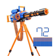 X-Shot Insanity Motorized Rage Fire by ZURU with 72 Darts, Air Pocket Technology Darts and Dart Storage, Motorized Blasting Power, Auto Feeding Belt,