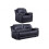 Henry Grey Leather Electric Recliner 3+1 Seater Sofa Set 2