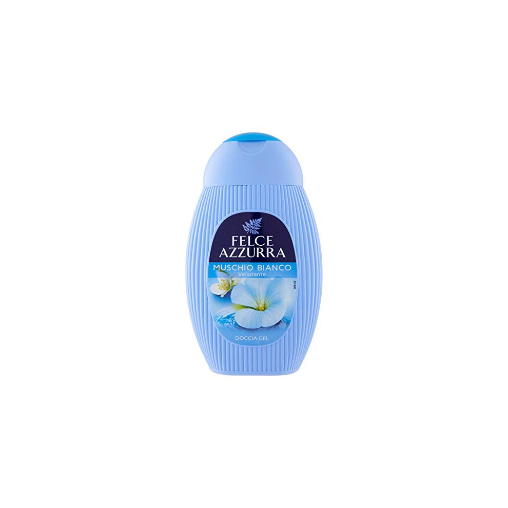 Felce Azzurra White Musk Shower Gel With A Fresh, Lightly Floral Fragrance Of White Musk, Ph Neutral, Pack Of 6