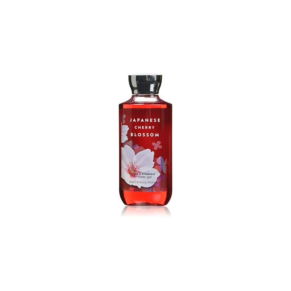 Bath And Body Works Shea Enriched Shower Gel New Improved Formula 10 Oz. (Japanese Cherry Blossom)-image-OPC-PF2P9F8-NEW