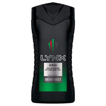 Lynx Africa Shower Gel for Men, Energy Boost, 250ml