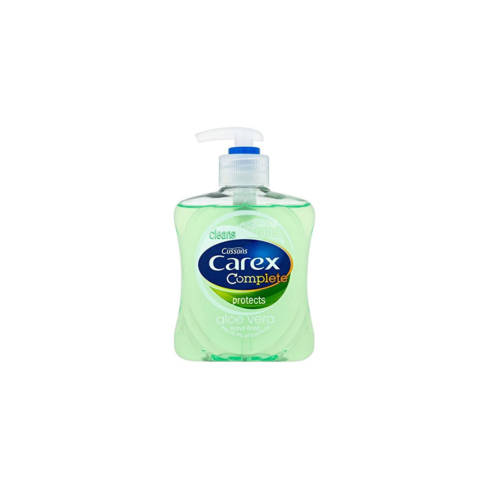 Carex Aloe Vera Antibacterial Liquid Soap Moisturising Hand Wash 250ml (12 Pack)