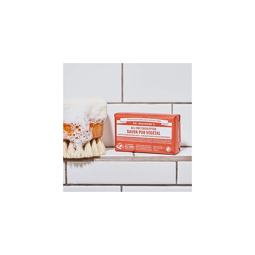 Dr Bronner's - Eucalyptus Pure-Castile Bar Soap - 5 Oz.