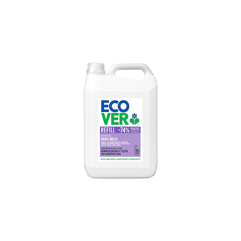 Ecover Hand Soap Refill, Lavender & Aloe Vera, 5L