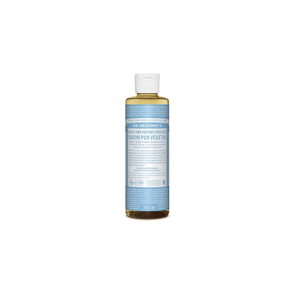 Dr. Bronner's Baby Mild Liquid Soap 240 ml