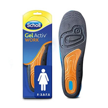 Scholl WomenS Gel Activ Work Insoles UK Size 3.5-7.5