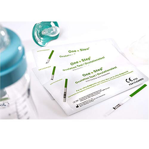 60 x One Step Ovulation Strips 20miu/ml Test Kit Sensitive Fertility Predictor Testing Sticks (Wide Width) 1
