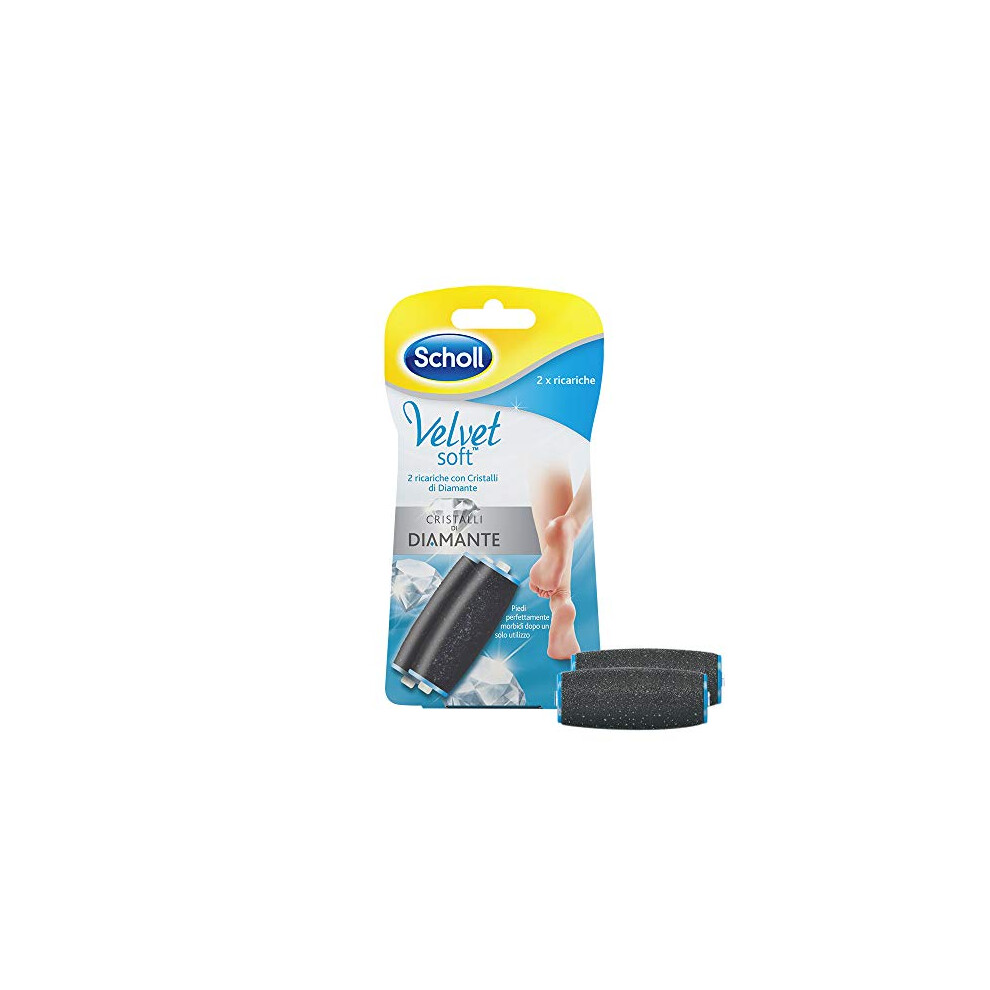 Scholl Velvet Smooth Diamond Pedi Refill Regular Coarse 2Pk