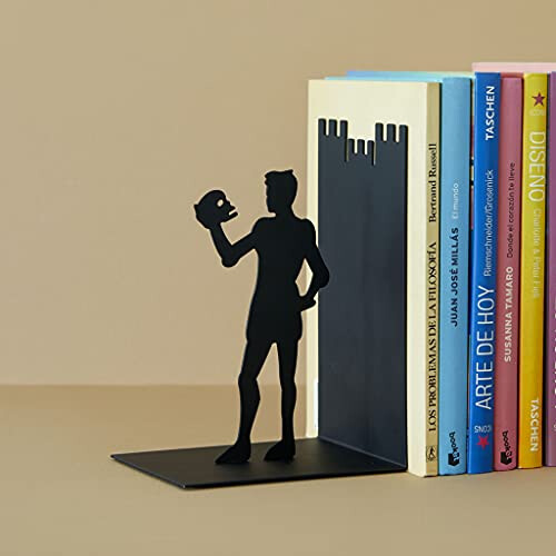 Porta-libri - Balvi - Amleto - Metallo - Nero - Design elegante 2