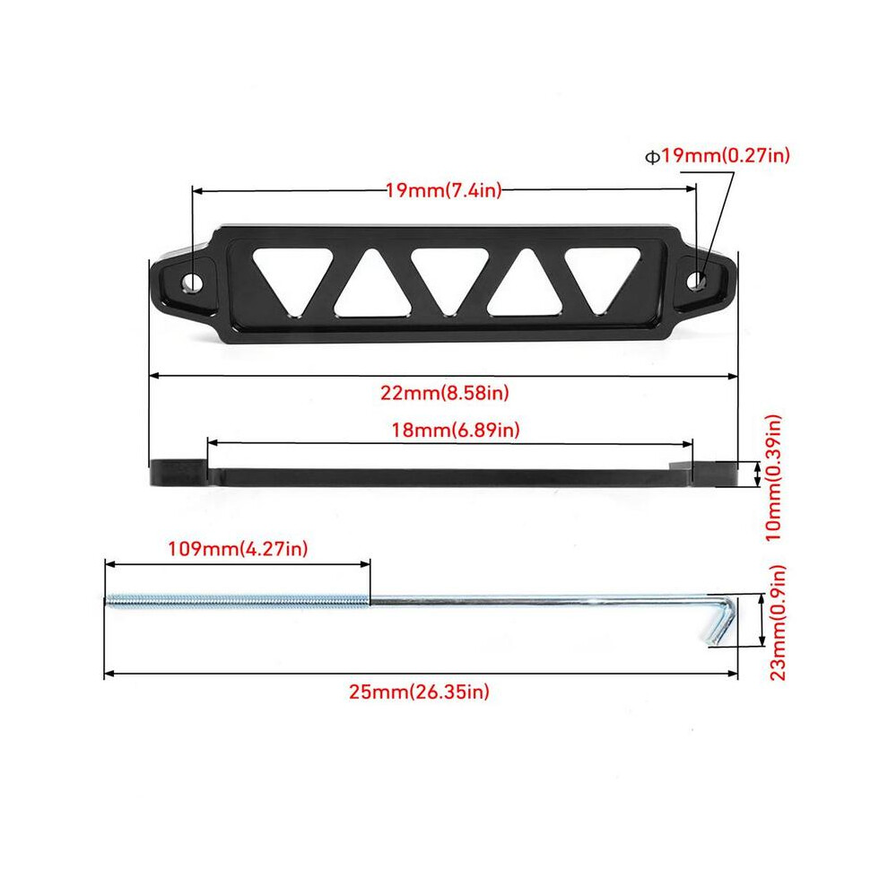 Car Battery Tie Down Bracket Car Battery Support Bracket Auto Mounts Battery 9042977819637