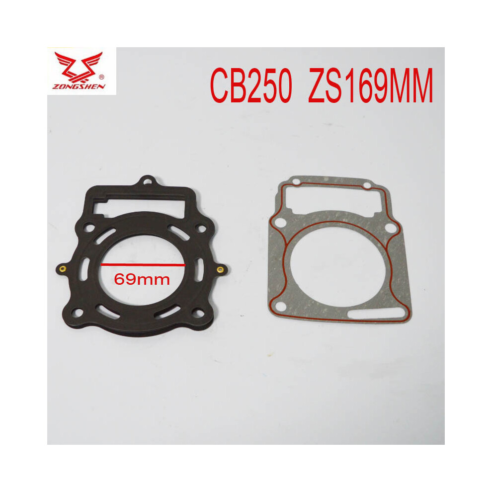 Zongshen Cb250 Air Cooled Engine Gasket Zs169fmm Kayo Dirt Bike Atv Quad 9042977853853