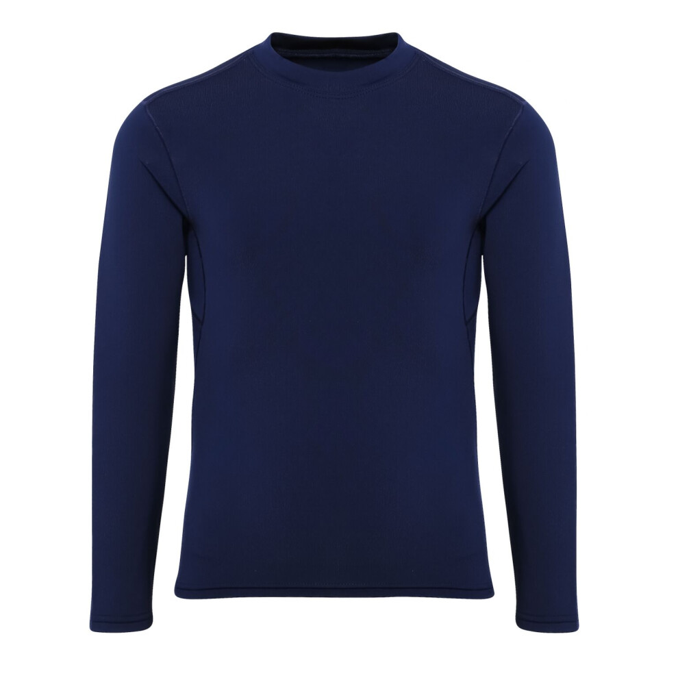 Tridri Boys Blue,Multicoloured (12-13 Years, Navy) Childrens Performance Baselayer Top