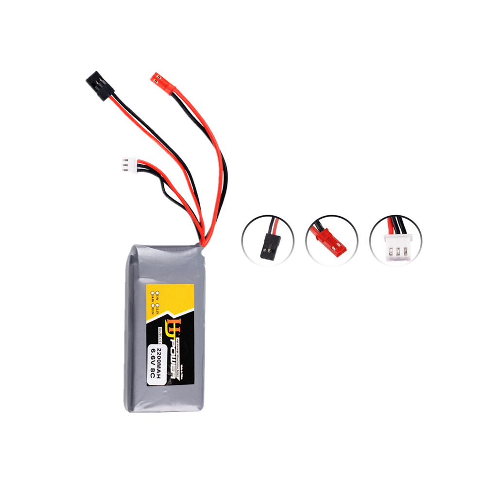 6.6V 2200Mah Lipo Battery For Futaba 14Sg 18Sz 16Sz T8j Transmitter Helicopter 9042977835781