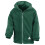 Result (11/12, Bottle Green/Bottle Green) Result Childrens/Kids Reversible Storm Stuff Anti Pilling Fleece Waterproof Jacket 1